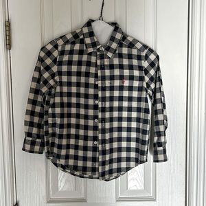 Boys Polo Button Up Long Sleeve Shirt 5